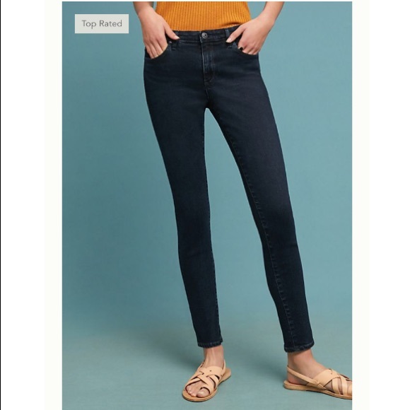 Abbey Midrise Skinny Ankle Jeans 